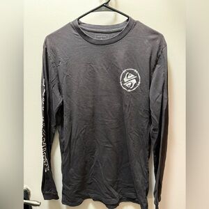 Quiksilver Dark Gray Long Sleeve Men's Tee
